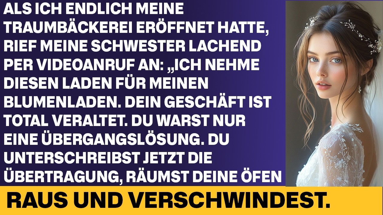 Meine Schwester zerstörte meine Traumbäckerei – für ihre Blumen