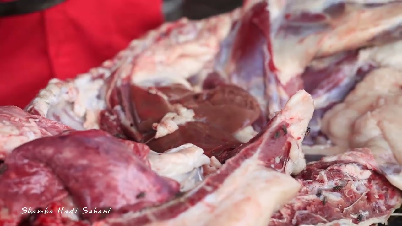 NYAMA CHOMA YA MBUZI - BBQ Goat meat