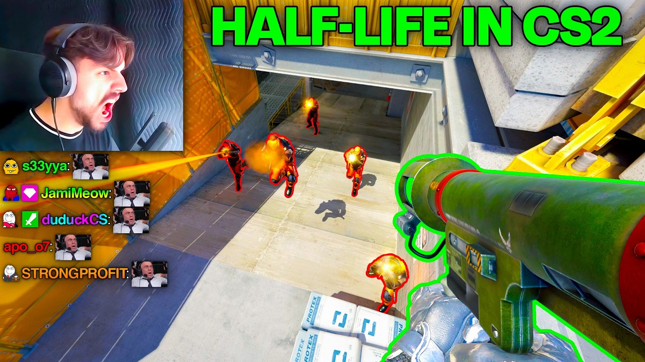 We tried Half Life Mod in CS2, it was incredible!