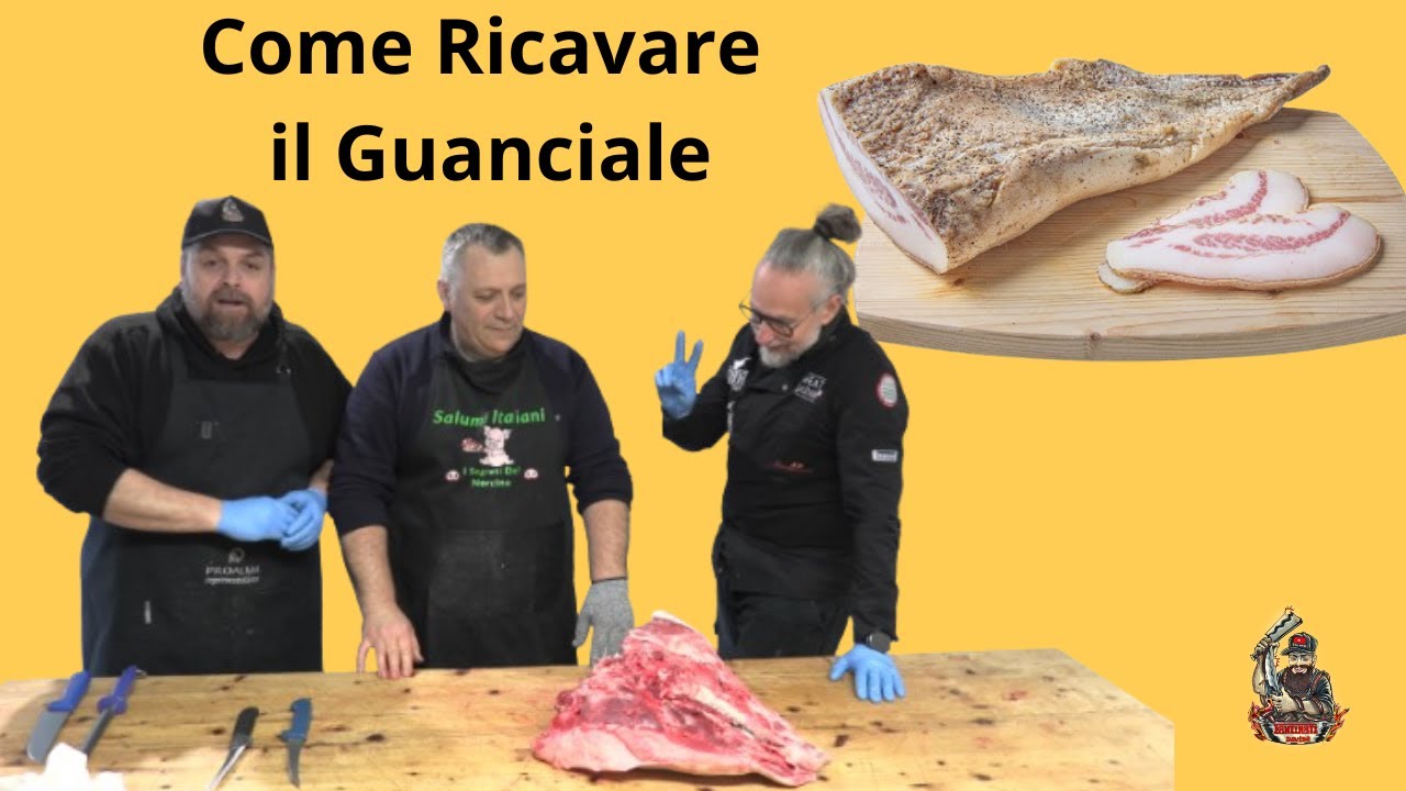 Guanciale di maiale da dove si ricava