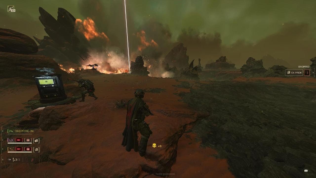 HELLDIVERS 2 - Trying out New C4 Grenades