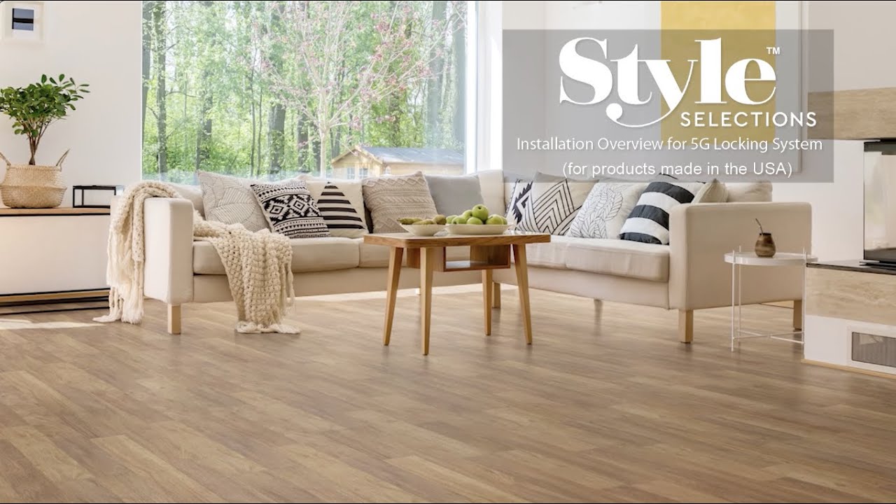 Lowe's 5G Locking System Laminate Floor Installation