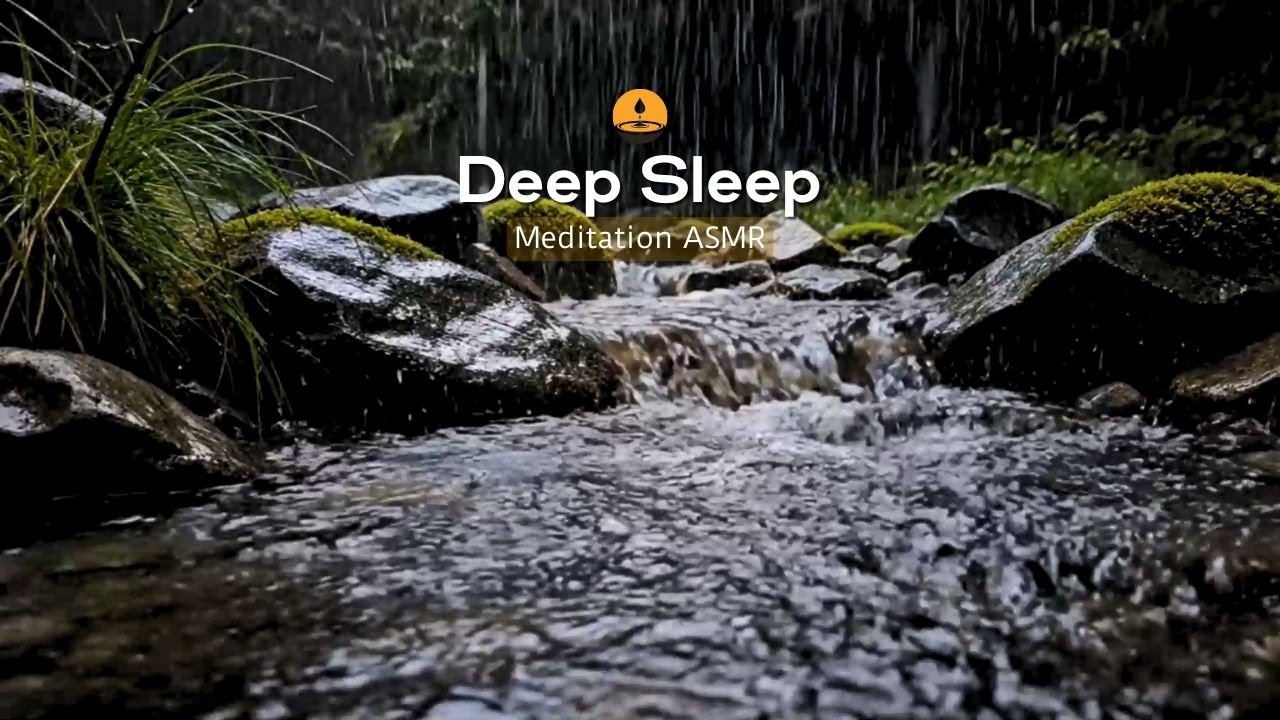 Yağmur ve Akan Nehir Sesleriyle Saf Doğal Uyku Ortamı