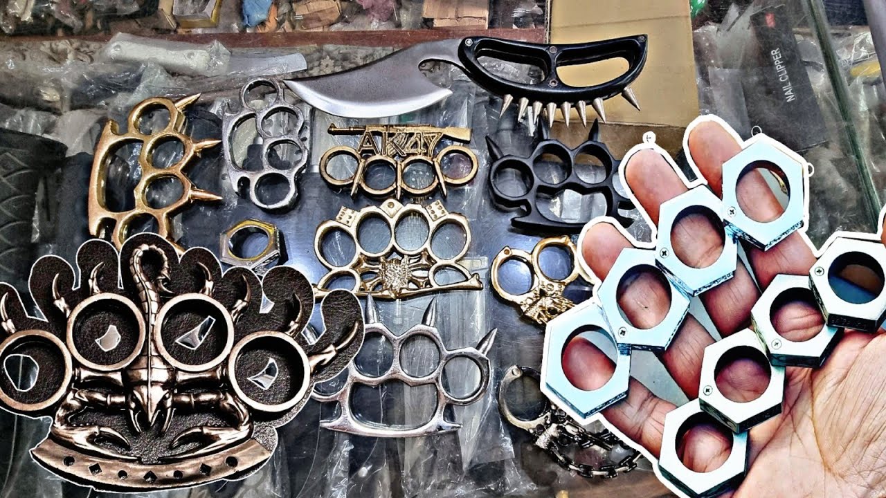 New Knuckles Punch Market In Pakistan | All Types Of Knuckle | Brass Knuckles | Steel Knuckles