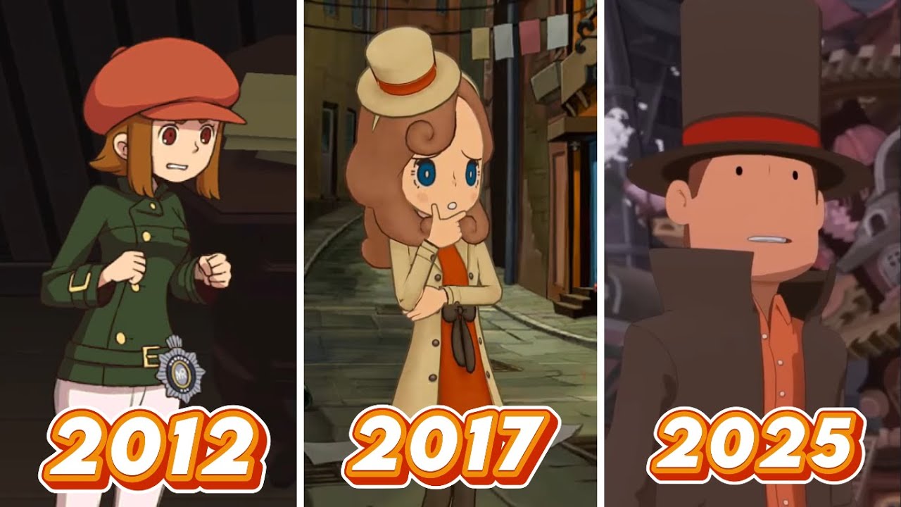 Evolution of Professor Layton Games [2007-2025]