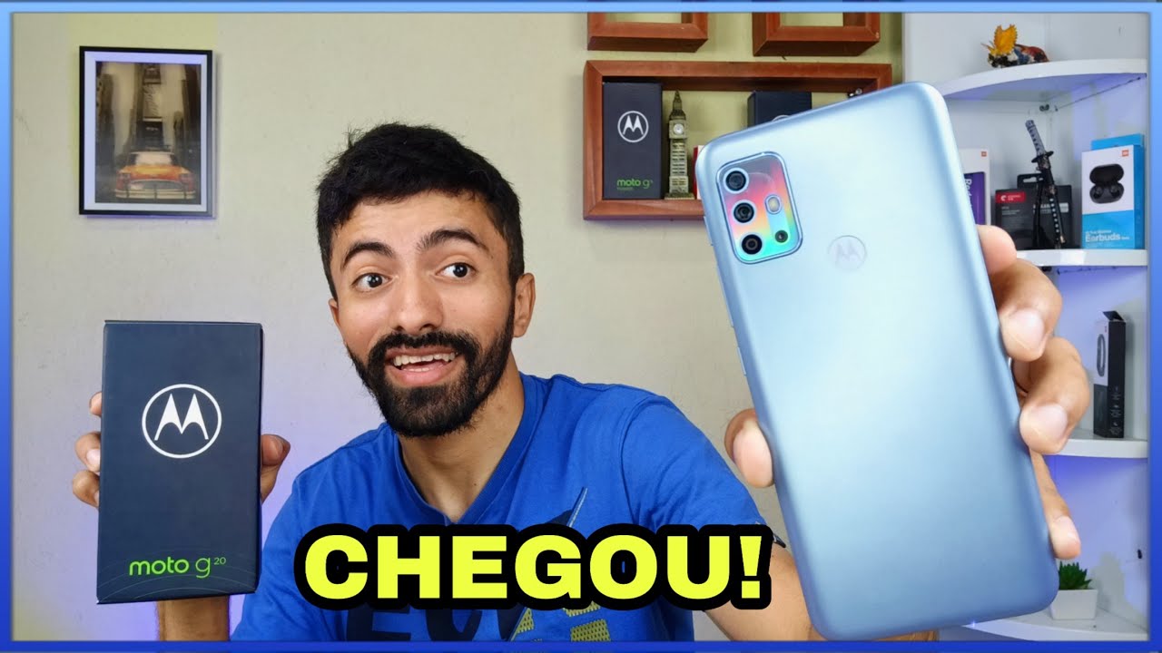 MOTO G20 - TUDO SOBRE ESSE CELULAR MOTOROLA (Unboxing e Teste)
