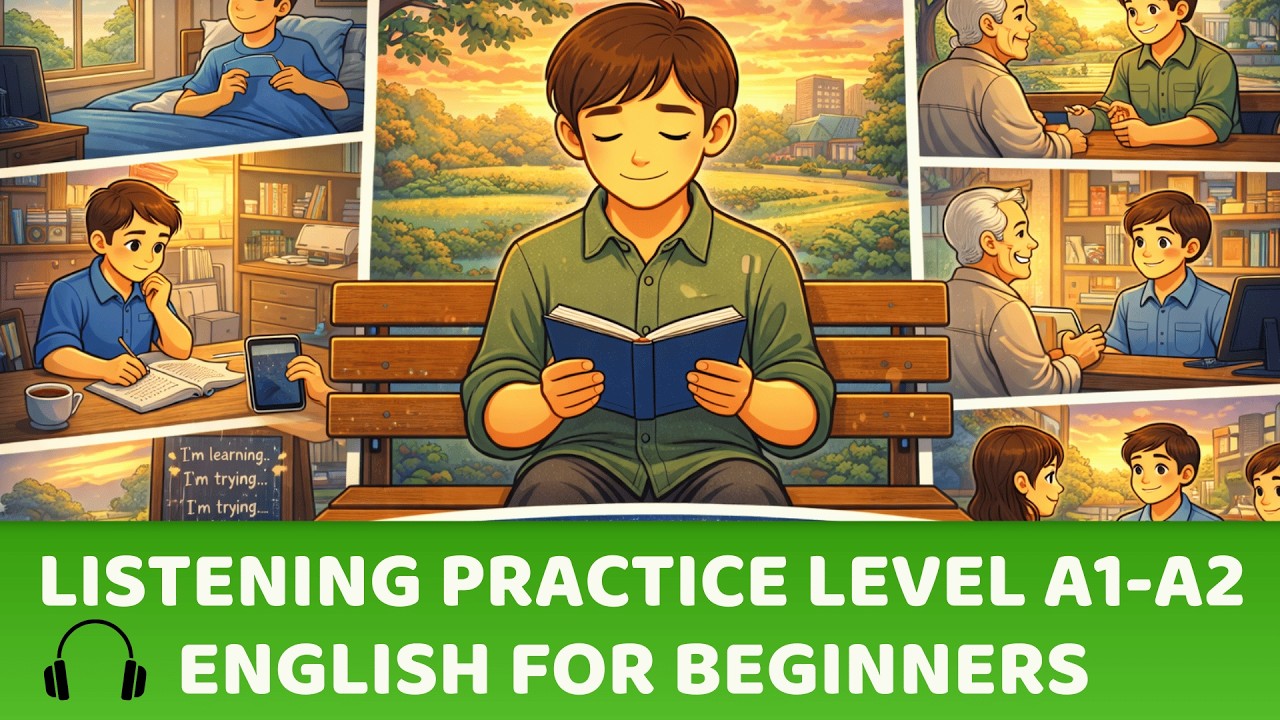 “A Simple Life, A Quiet Lesson” 🎧 Listening Story Practice Level A1-A2 / English For Beginners