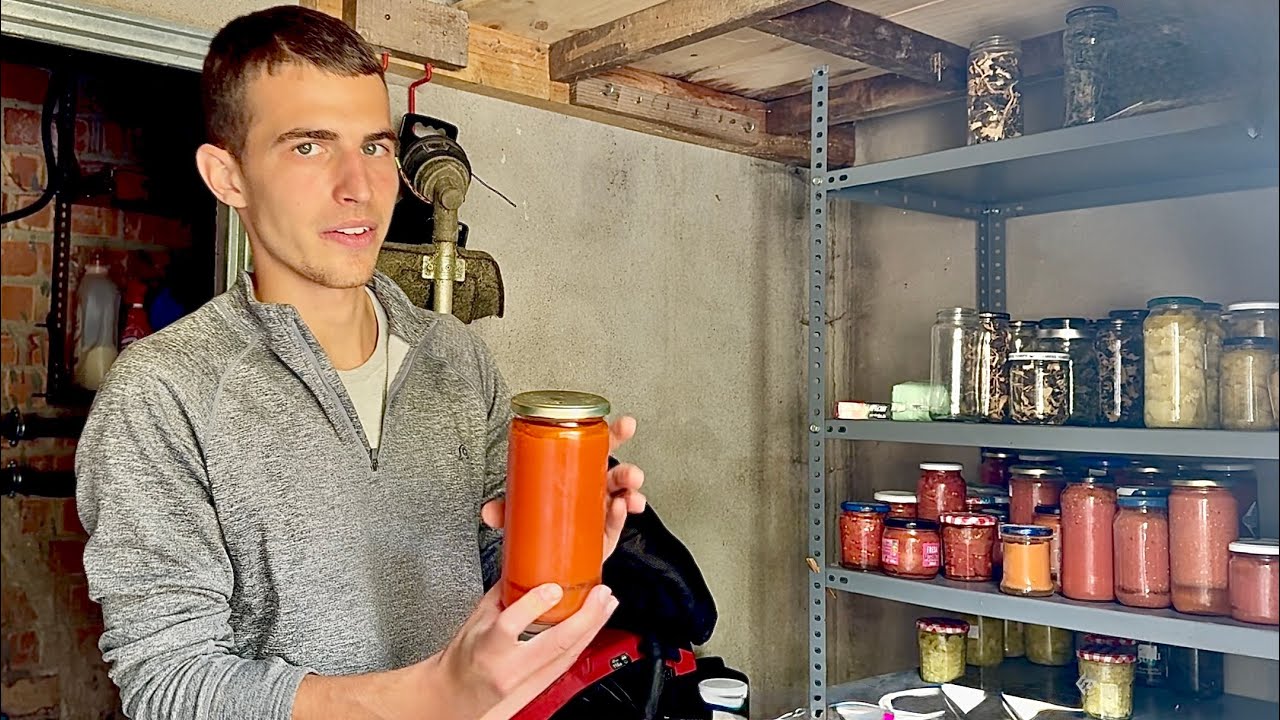 Haciendo conserva de tomate para todo el año🍅🥫