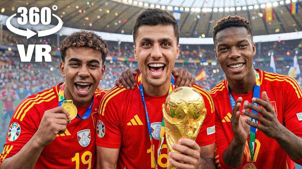 Trophy Ceremony 360&deg; VR 🏆Spain 2026 FIFA World Cup Champions