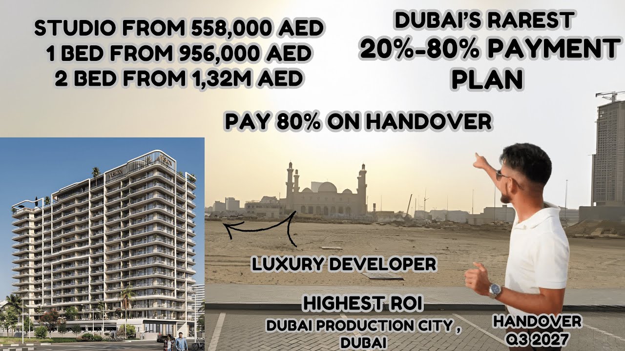 Dubai’s Rarest 20/80 Payment Plan | Affordable Studio from 558K | Luxury Apartments | VIDA by Vision