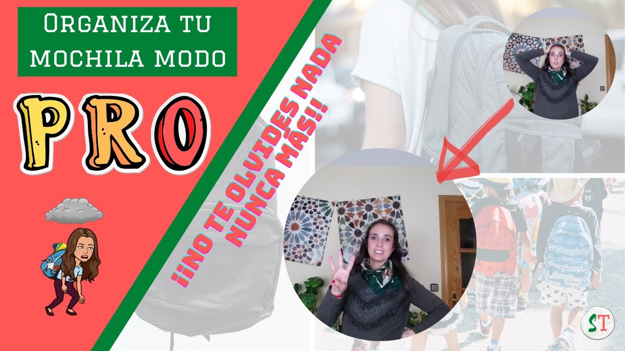 Organiza tu mochila para clase