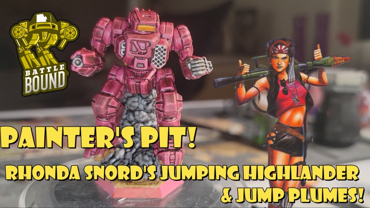 Painter's Pit Double Whammy! Painting Rhonda Snord's JUMPING Highlander! w/JUMP SMOKE [LORE/HISTORY]