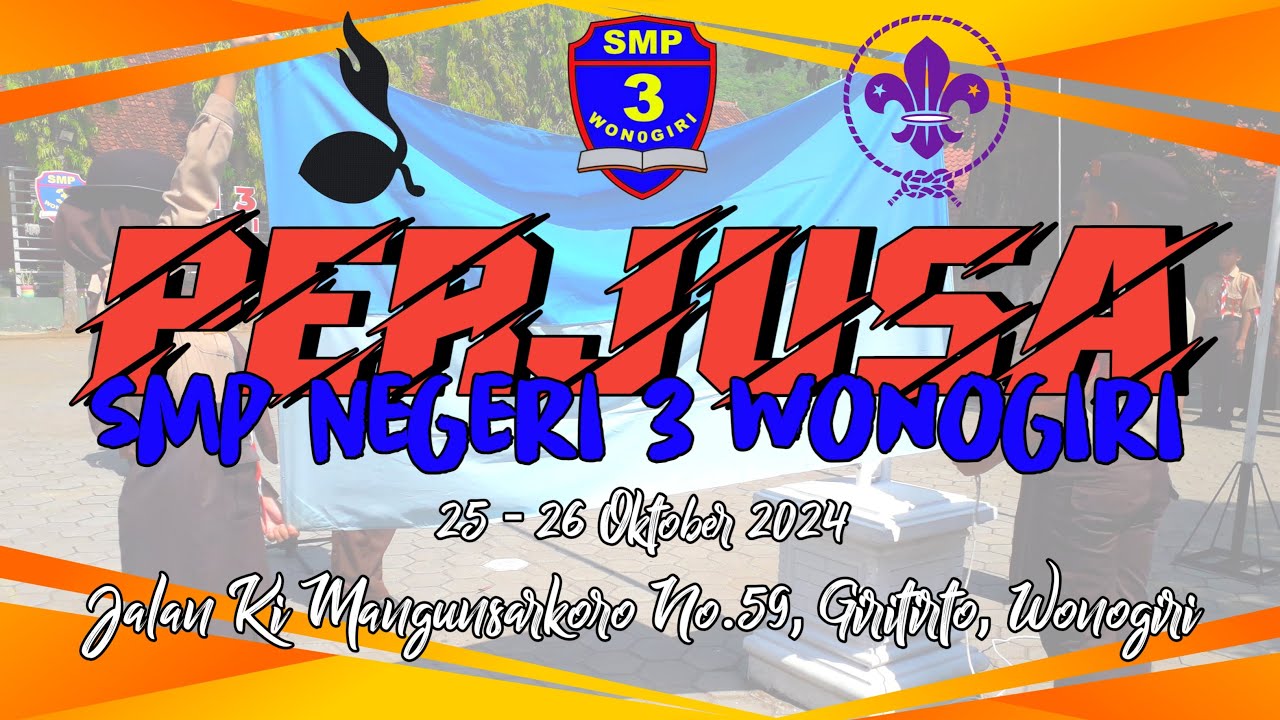 Pembukaan Perkemahan Pramuka SMP N 3 Wonogiri | Drumband Bahana Mahardika |Tahun Pelajaran 2024/2025