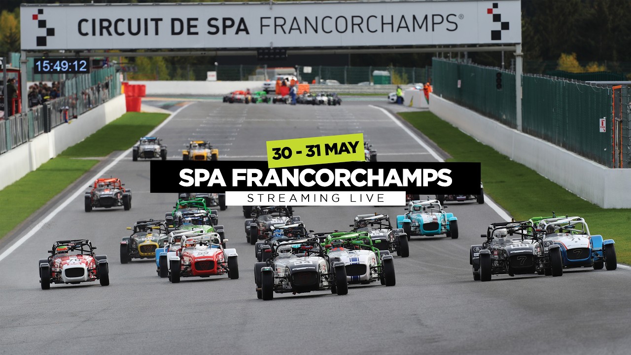 Гонка 3 Caterham Seven Roadsport Спа-Франкоршам / 310R/CSCUK