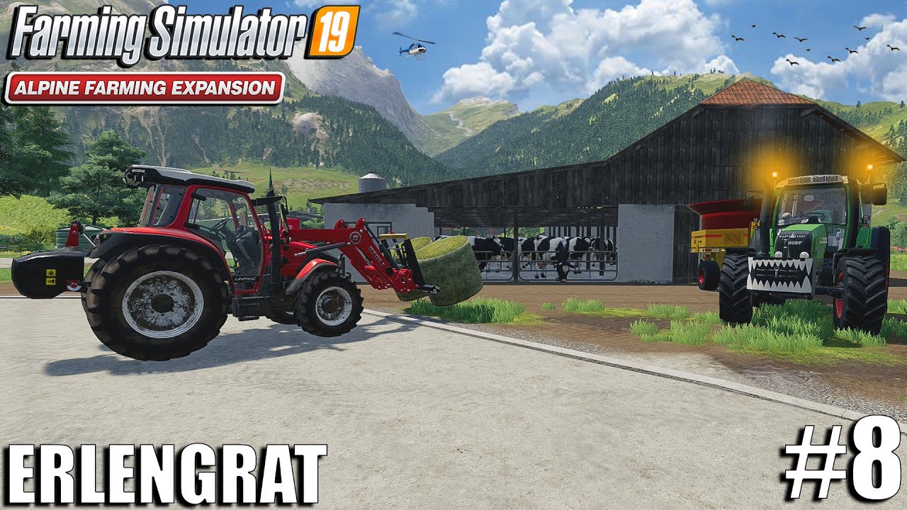 Building New Cow Shed | Alpine DLC | ERLENGRAT | Farming Simulator 19 | #8