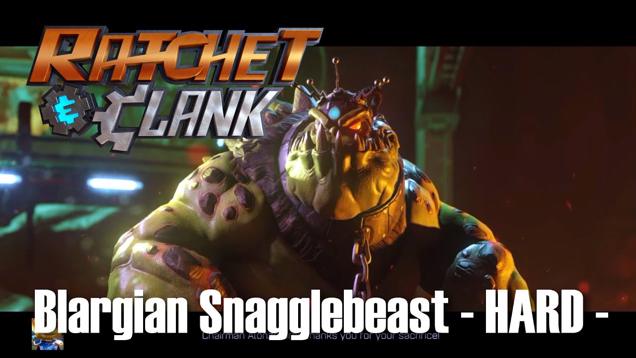 Ratchet & Clank (ps4) BOSS: Blargian Snagglebeast (Hard)