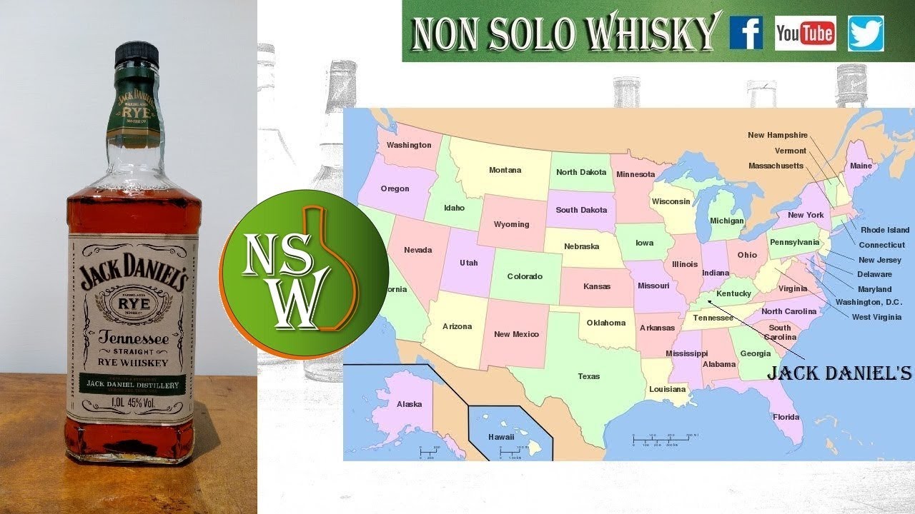 Jack Daniel's Straight Rye Tennessee Whiskey 45%