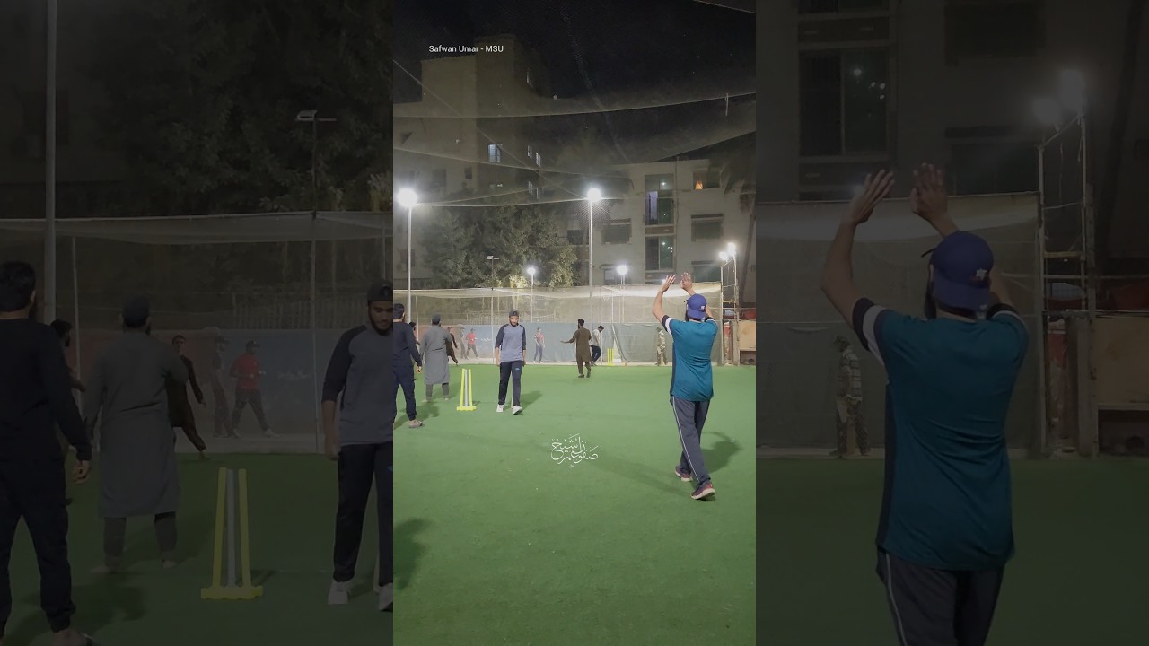 Ramadan Night Cricket in Karachi | #shorts