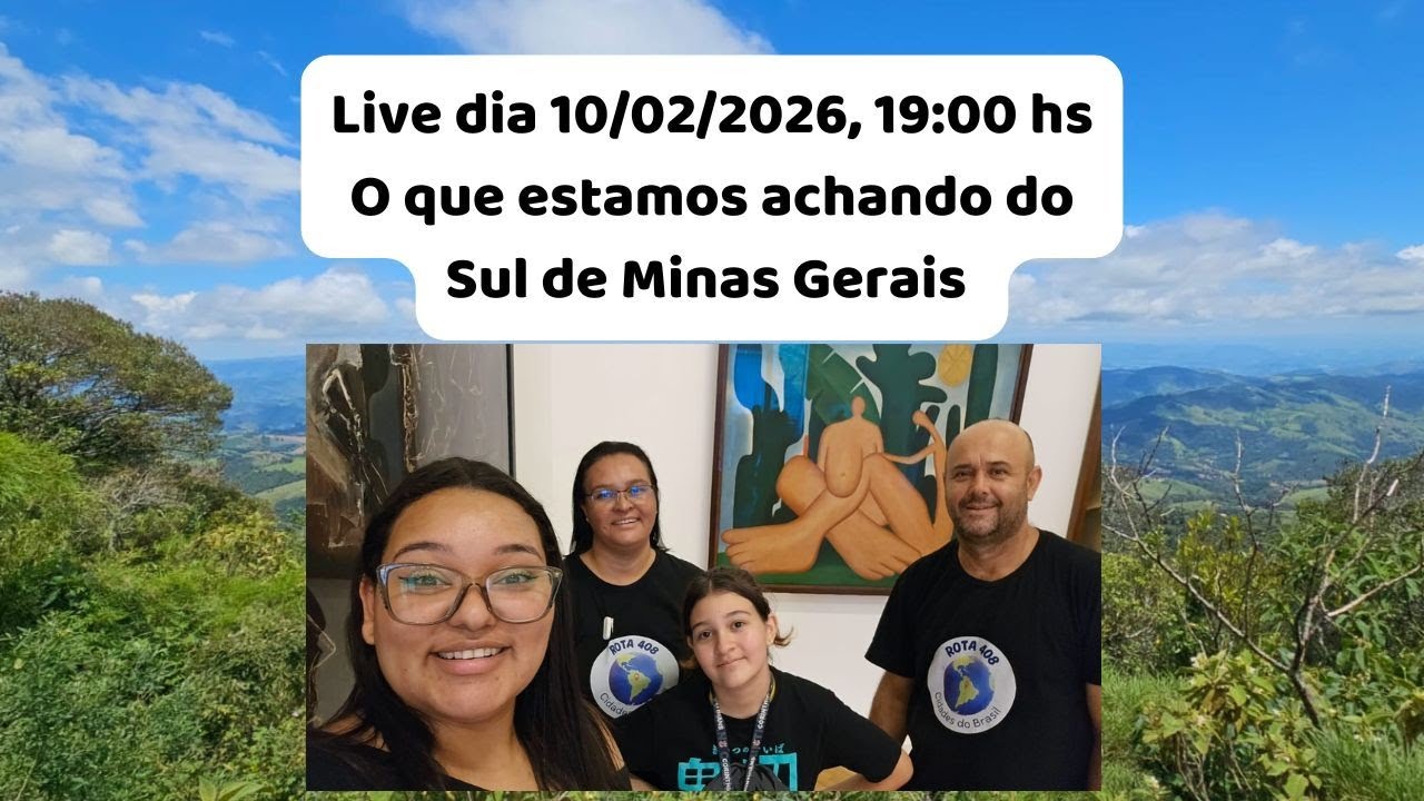 Rota 408 - Cidades do Brasil  está ao vivo!