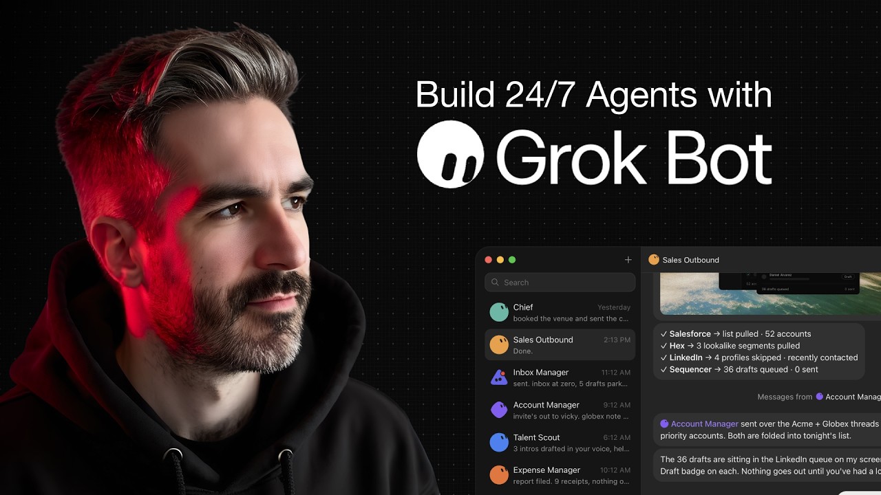 Я создал ИИ-агента для круглосуточной техподдержки на базе Grok Bot за 19 минут (пошаговое руково...