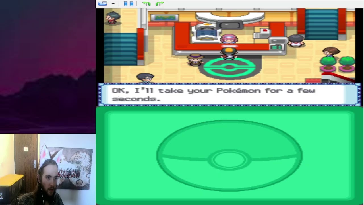 pokemon soul silver but i can only cam only use psychic types; mind purple ep 2 slow to catch a poke