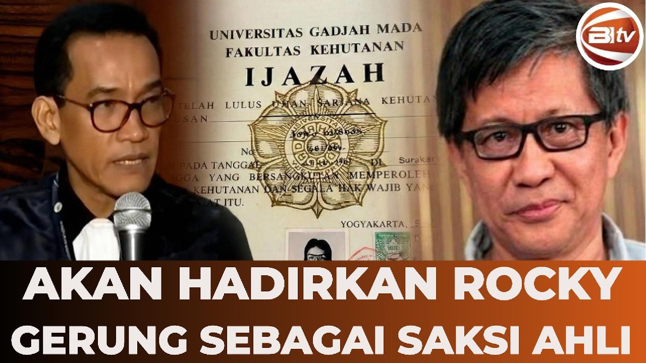 Kubu Roy Suryo Akan Hadirkan Rocky Gerung Sebagai Saksi Ahli Di Sidang Lanjutan Ijazah Jokowi