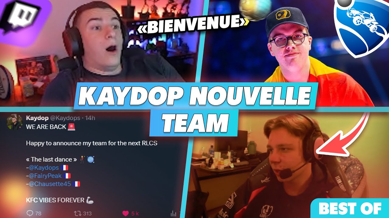 KAYDOP REJOINT UN ÉQUIPE EN RLCS - Best of RL FR #567 Réactions