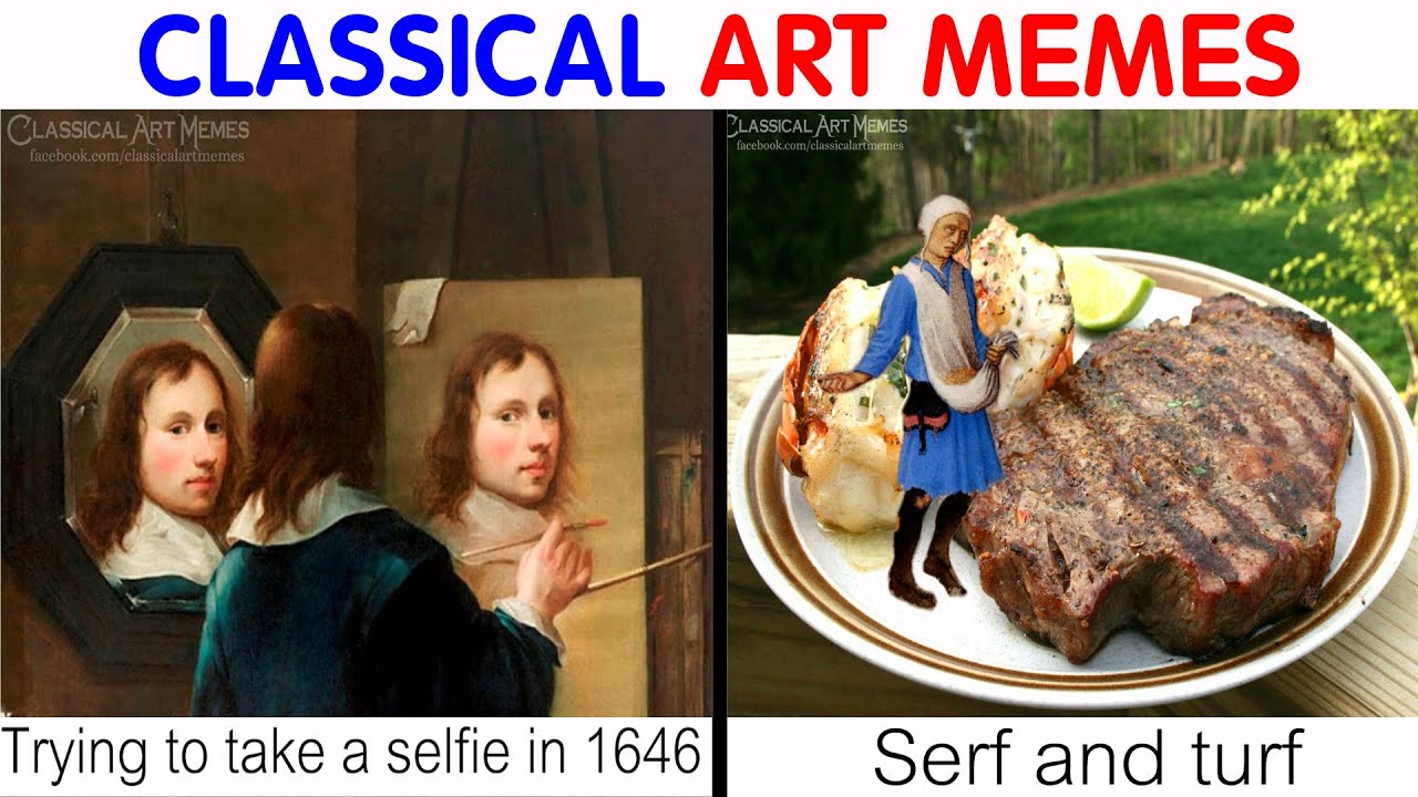 Hilarious Classical Art Memes That Deserve A Museum Of Their Own|| video compilation #72