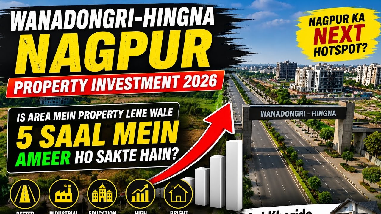 Wanadongri-Hingna Nagpur Property Investment 2026 | Can You Become a Millionaire in 5 Years?