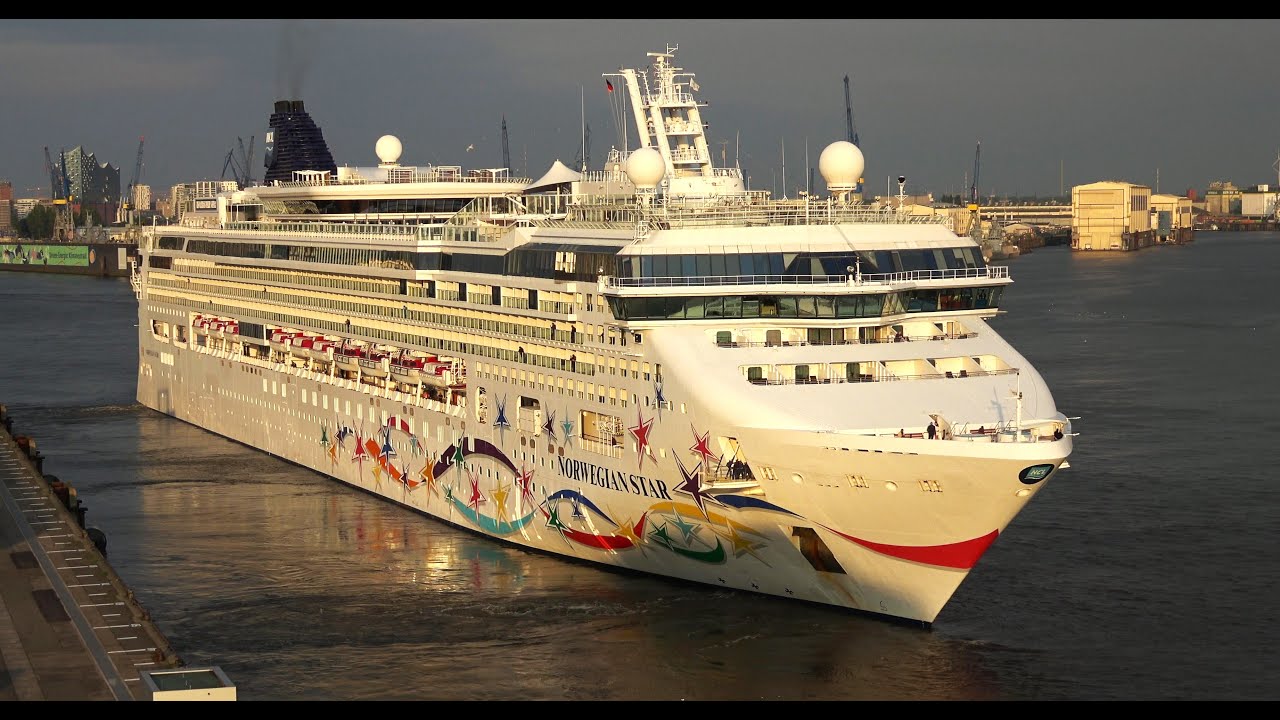 4K Amadea, AIDAprima & Norwegian Star wunderschöner  3 Fach Anlauf im Hamburger Hafen  06.05.2024