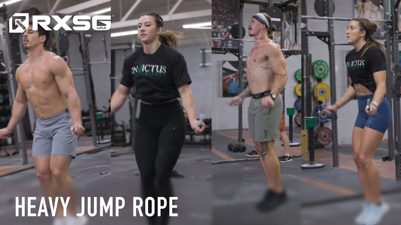 HEAVY JUMP ROPE TRAINING | Thiccc Thirty Jump Rope Workout | Rx Smart Gear