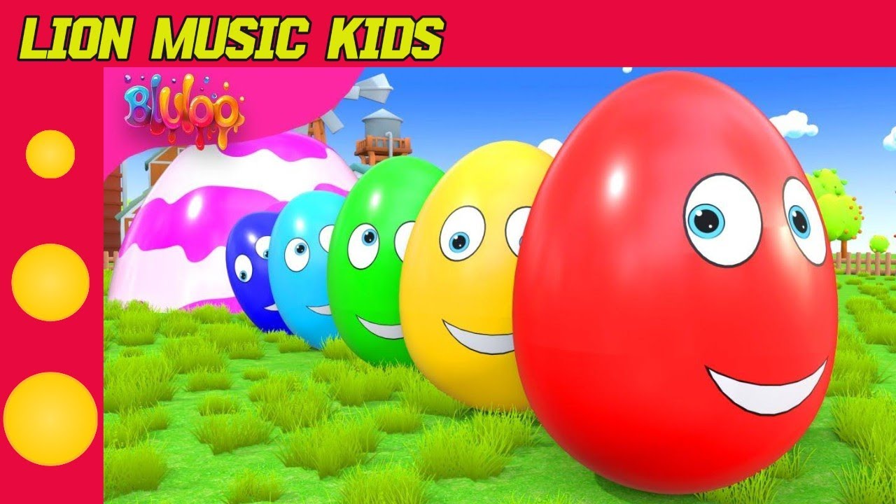 Learning Colors and Numbers Song | Colorful Eggs on the Farm | Nursery Rhymes & Kids Songs