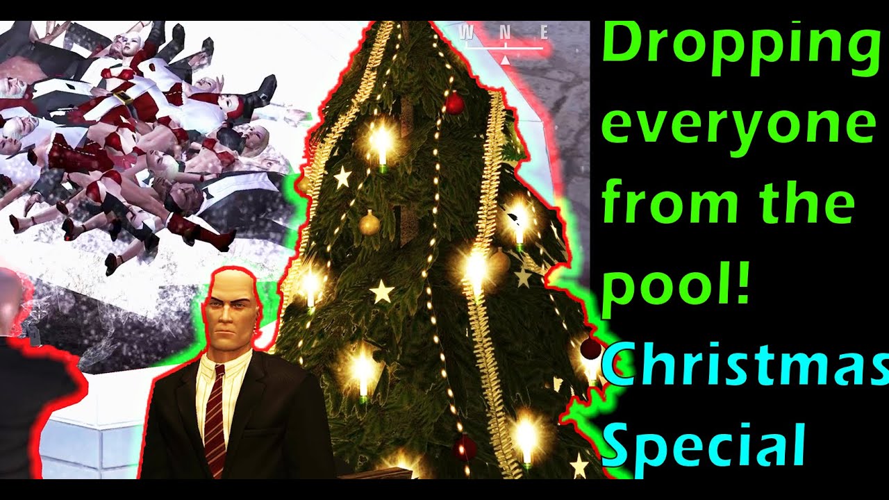Dropping EVERYONE from the Hitman GLASS POOL! Christmas Special!
