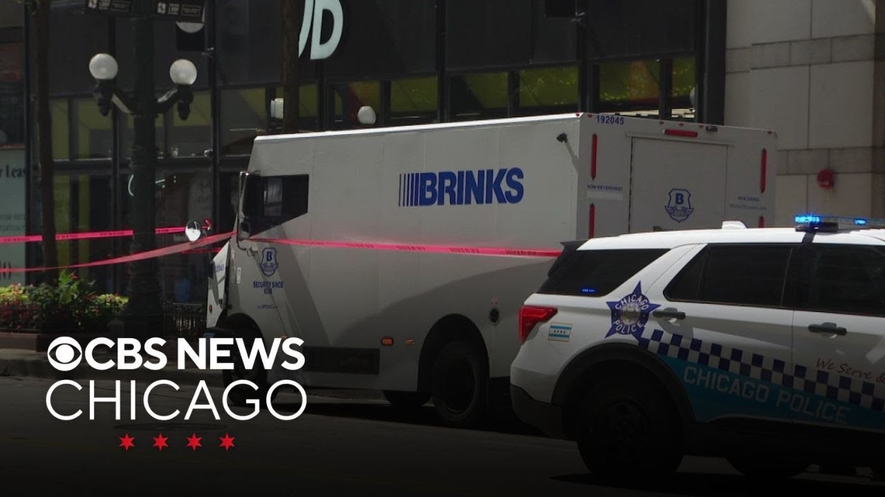 Brinks armored truck security guard shoots robber in the Loop