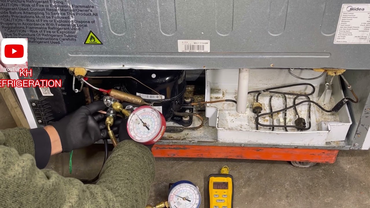 Compressor ធ្វើរការឭសំលេងពុះពីក្នុងទូ ប៉ុន្តែមិនកក មិនត្រជាក់