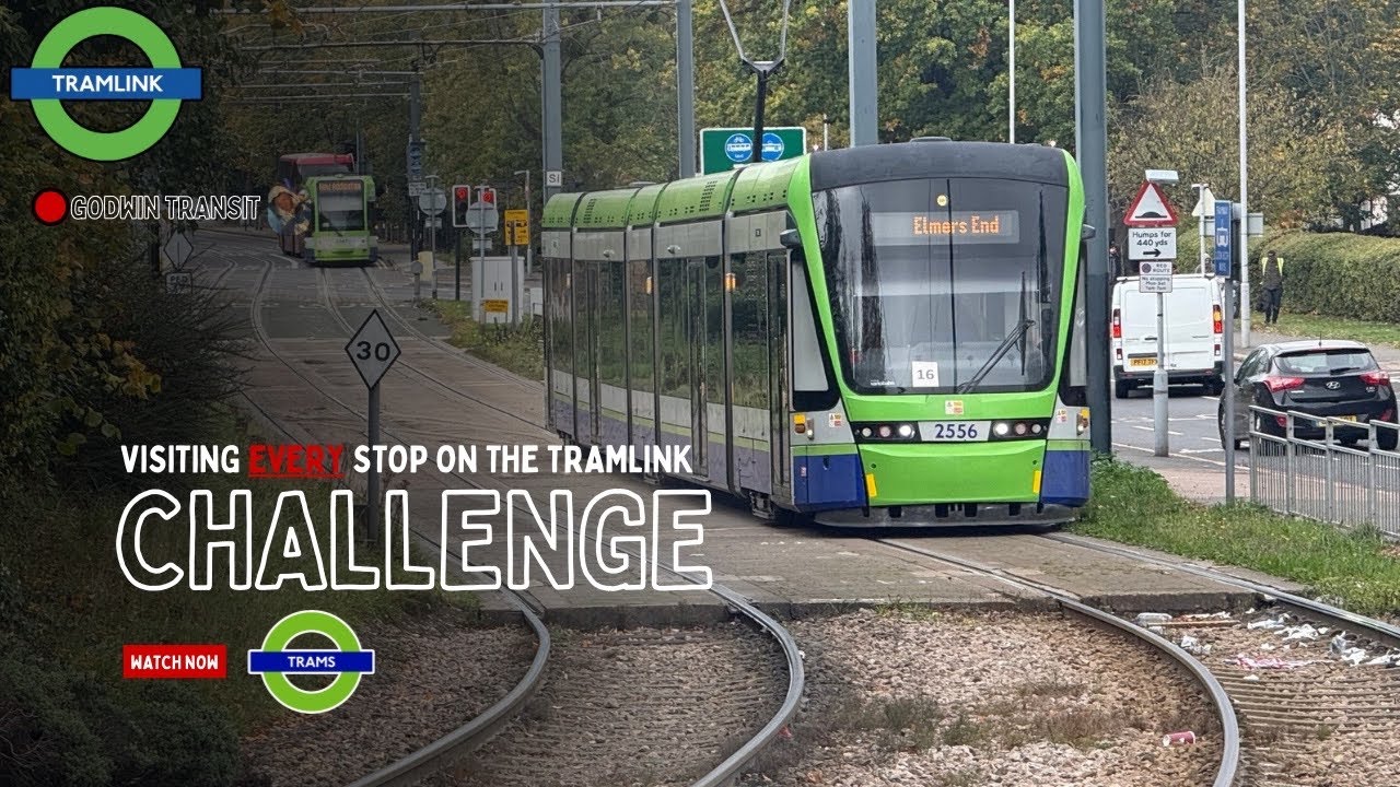 Я посетил КАЖДУЮ ОСТАНОВКУ в рамках проекта Croydon Tramlink CHALLENGE!