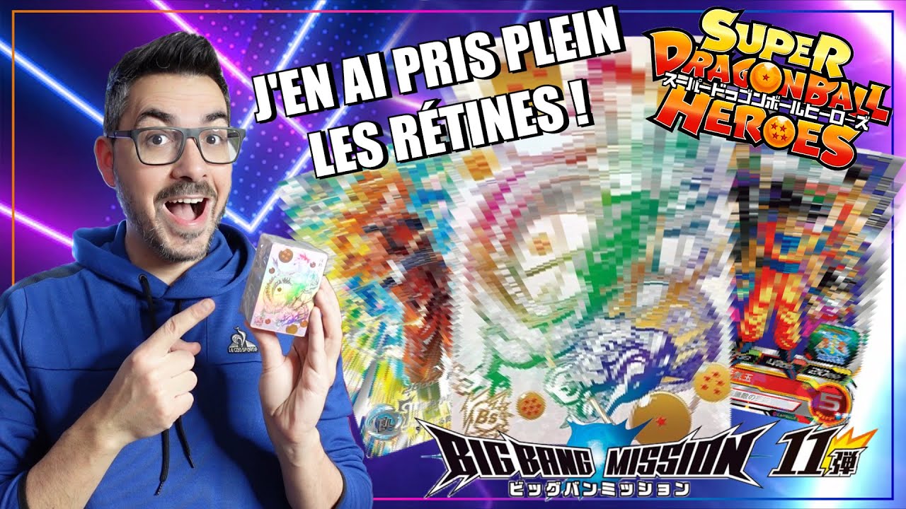 💰J'AI CASSÉ LA TIRELIRE POUR CES CARTES ! FULL SET BIG BANG MISSION 11 SUPER DRAGON BALL HEROES