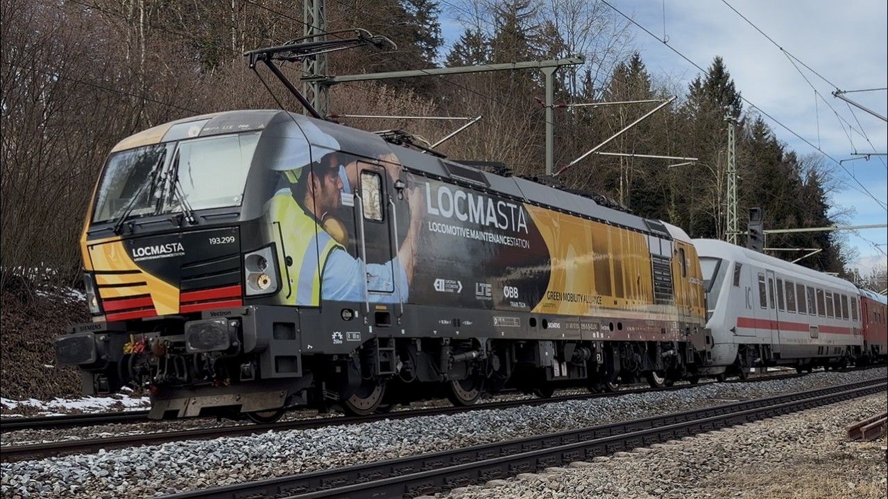 Viele Güterzüge in Assling: Brennerverkehr und Passau-Umleiter, Trainspotting Assling 07Feb2026