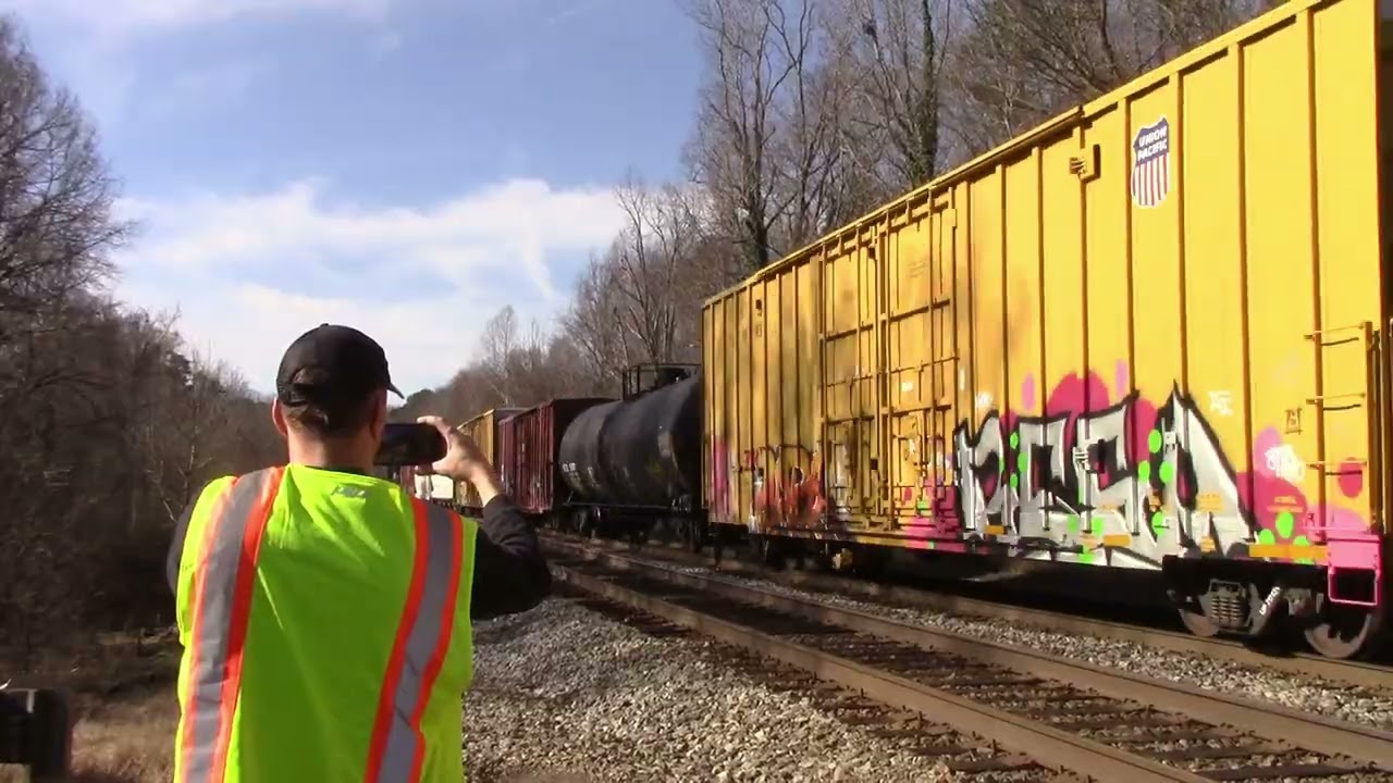 Rail Fanning Railroad Ave and Nash street in spencer NC 5 Row and High Point