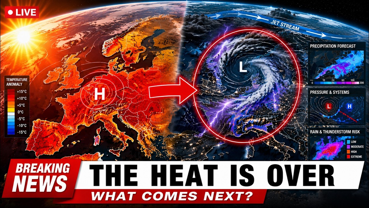 This Heat Is Ending &mdash; And What Replaces It Has Forecast Maps Turning Dark