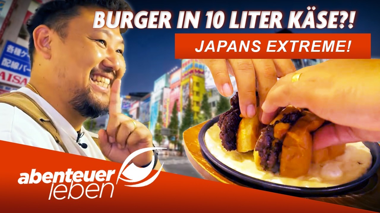 Verrücktes Japan: Burger in Käse ertränkt, Tier-Detektive & handtuchschmale Häuser | Abenteuer Leben