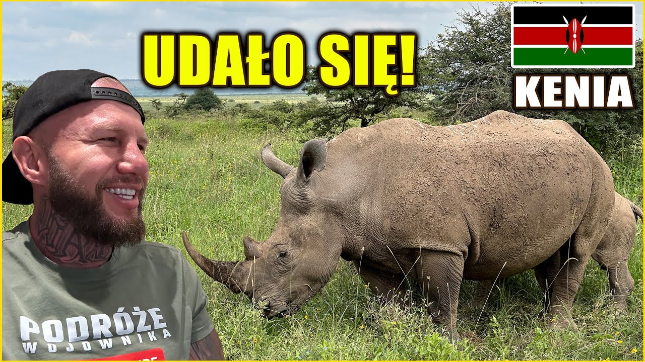 Kenia - Udało się! Zobaczyliśmy NOSOROŻCE! Kenia udana w 100% [4K]