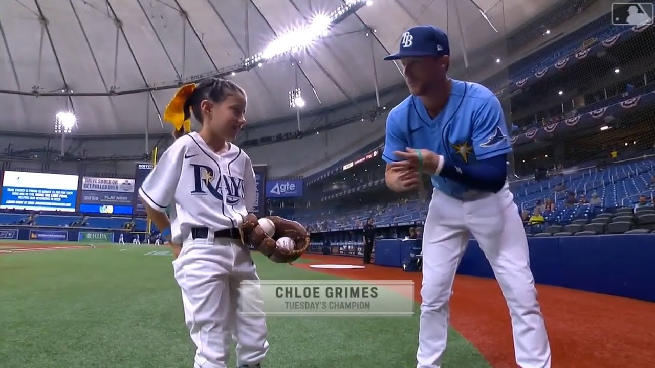 Young Rays fan with cancer shares incredibly heartwarming moment with Brett Phillips 🥺