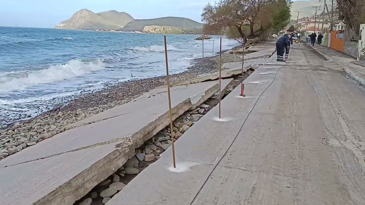 Η επόμενη μέρα στο παρσλιακό μέτωπο του Αγίου Ιωάννη στον Κάσπακα.