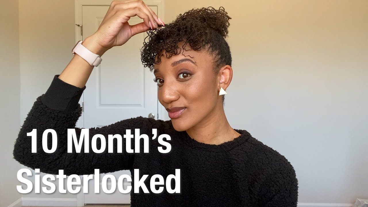 Sisterlock Update!!! (We're 10 Months In) - Bantu Braid-out UpDo