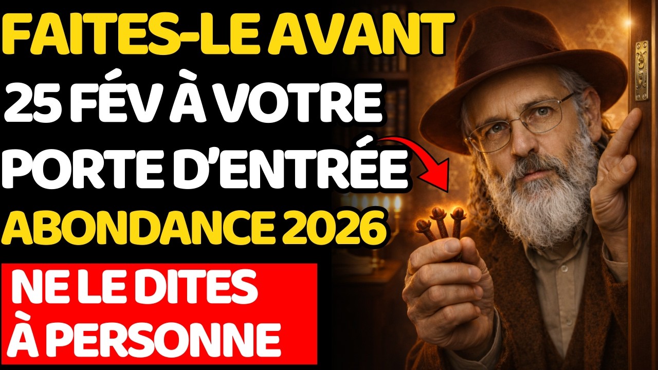 Cachez 3 clous de girofle ICI (porte d’entrée) et débloquez le flux d’argent en 2026 |Sagesse Juive