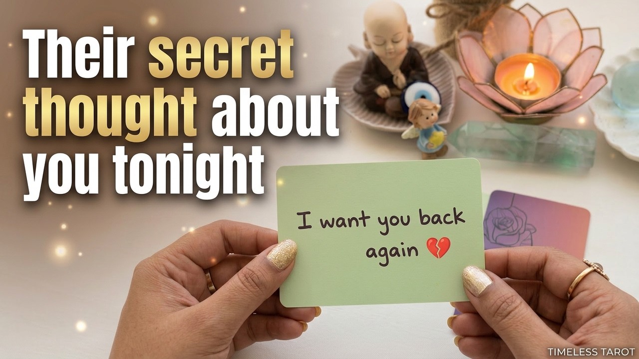 ⚠️ THEIR SECRET THOUGHTS ABOUT YOU TONIGHT 💔 TIMELESS TAROT