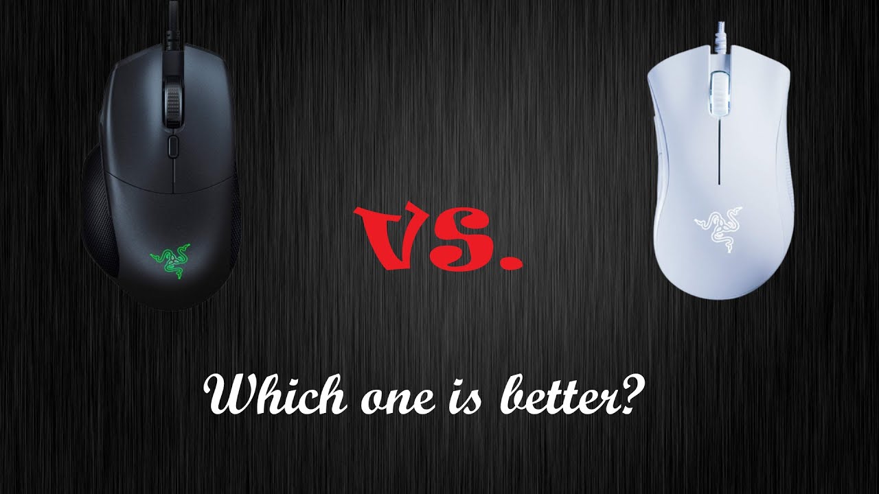Basilisk Essential vs Deathadder Essential Comparison
