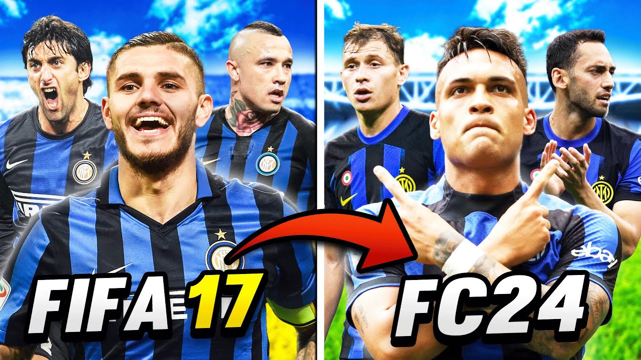 CARRIERA ALLENATORE CON L'INTER da FIFA 17 fino a FC 24!