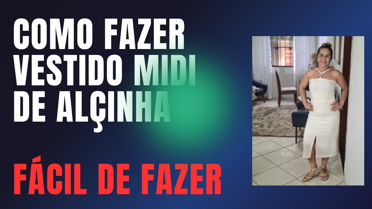 COMO FAZER UM VESTIDO SUPER FÁCIL DE VISCOSE VESTIDO MIDI PARA TODAS OCASIÕES 
